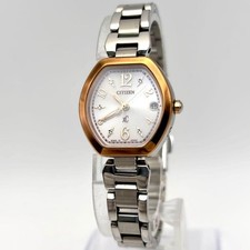 [Excellent Condition] Citizen Cross Sea Radio-Controlled Solar Tonneau Ladies Wa