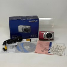 Olympus Stylus 7010 Red 12MP Digital Camera 7x Optical Zoom Wide Boxed Bundle