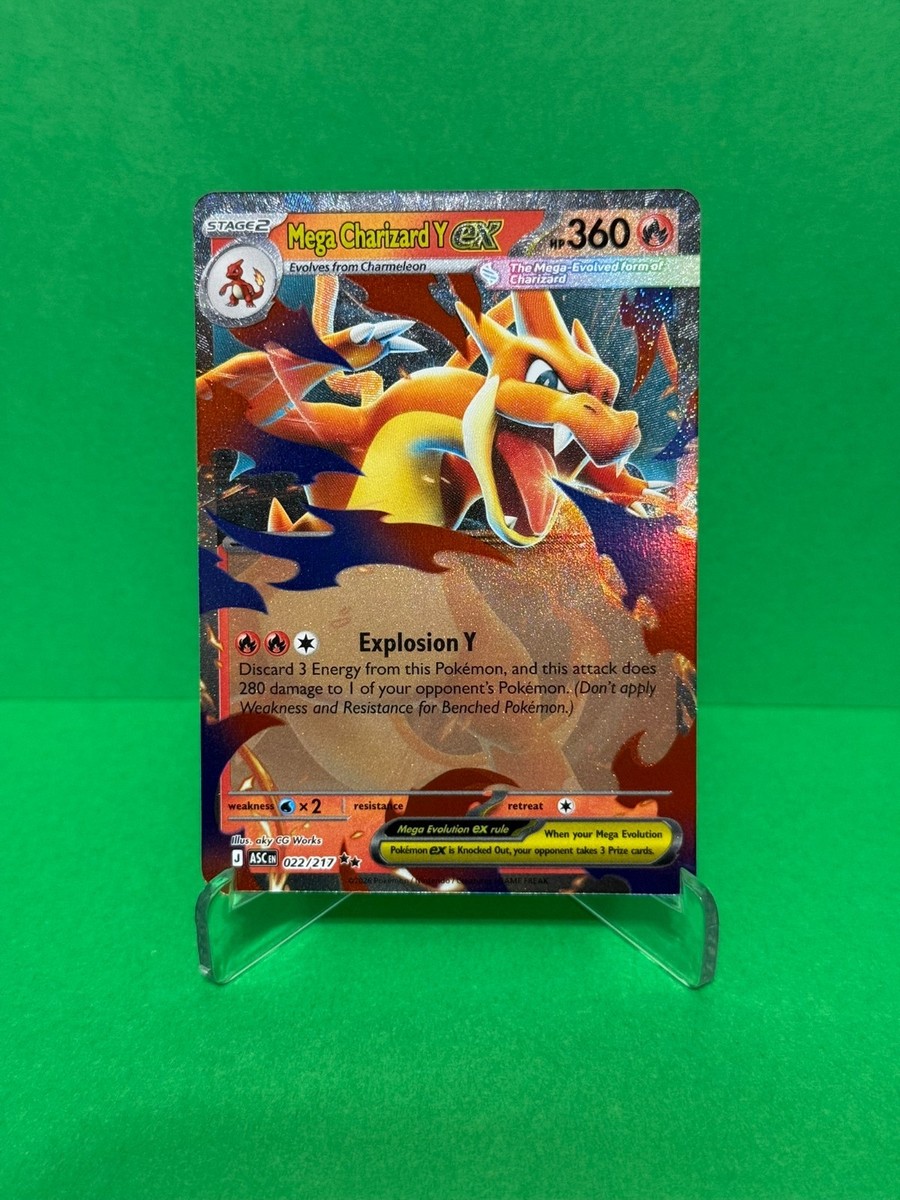 Mega Charizard Y ex 022/217 - ME: Ascended Heroes | eBay
