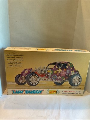 Vintage Original Lindberg Luv Buggy Plastic Model Kit 697M:700 1:12 Scale 