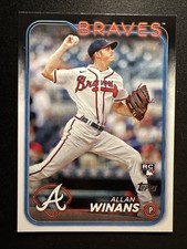 2024 Topps: Series 2 #494 Allan Winans (RC)/Atlanta Braves/P ⚾🐷⚾