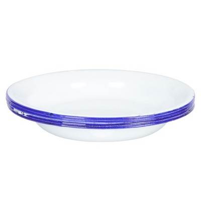  4 Pcs Salatteller-Set Email Geschirr Emaille-Geschirr Snackteller