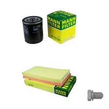 MANN-FILTER Inspektionspaket Filterset passend für Skoda Octavia I 1.4 1U2