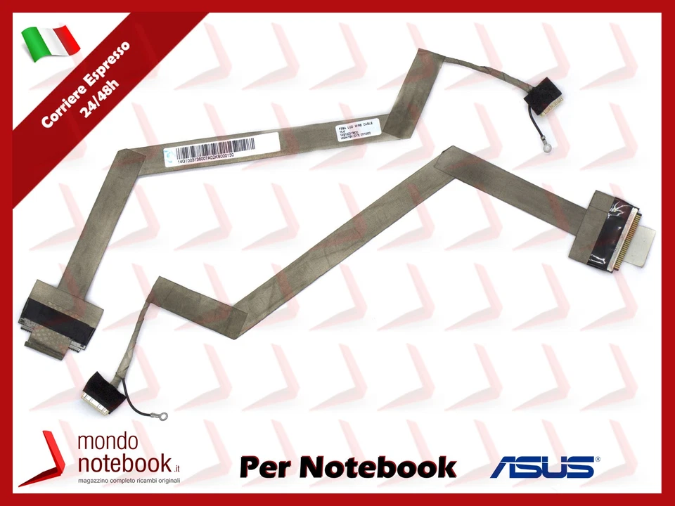 Câble Plat LCD ASUS F3 F3J X53L X53S X53 Z53U Z53 - 15,4" Version 2 - Photo 1/1
