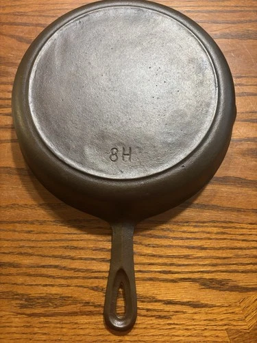 Birmingham Stove & Range Red Mountain Series, Hand Scribed 8H, Cast Iron Skillet