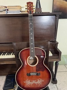 Esteban Amber Ice Acoustic-Electric Guitar 6 String 2009 Amber