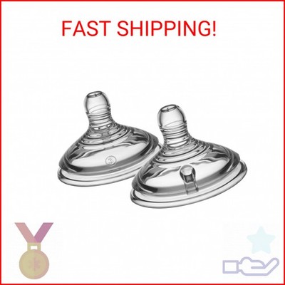 Tommee Tippee Natural Start Baby Bottle Nipples, Breast-Like for A Natural Latch