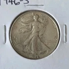 1946-S Liberty Walking Half Dollar San Francisco 50C Silver 0.9 Fineness