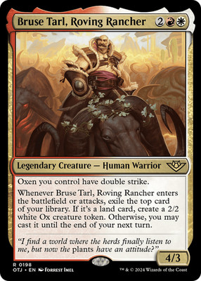 Bruse Tarl, Roving Rancher - 198 - OTJ - Near Mint - MTG