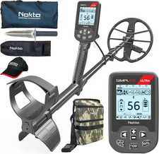 Nokta Simplex Ultra Metal Detector Kit Serious Beginner Pack Digger,Carrying Ca