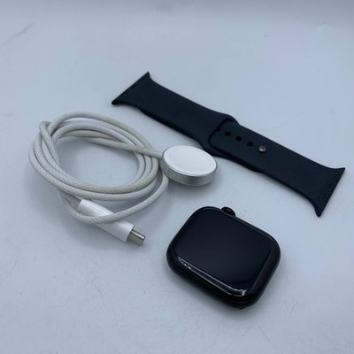 Apple Watch Series 10 42mm Jet Black Aluminum GPS Very Good Condition