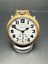 Vintage 1935 Hamilton 16s Grade 992 Railroad Pocket Watch. Serviced.
