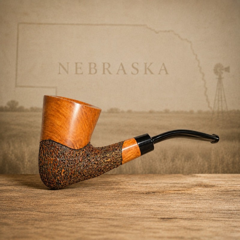 REDUCED Artesian Dublin Reclaimed Briar Estate Pipe Handcrafted Rusticated Bowl