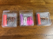 3 PACKS - COURTLAND DRY FLY,  Brand New, Assorted Colors