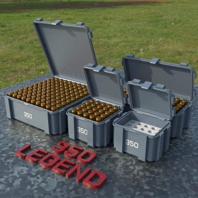 Filamelt Munitionsbox / .350 Legend /  Klappdeckel  / Patronenbox, Ammo Box
