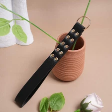 PU Leather Whip Flogger Paddle Slapper Spanking for Couple Games Slave Restraint