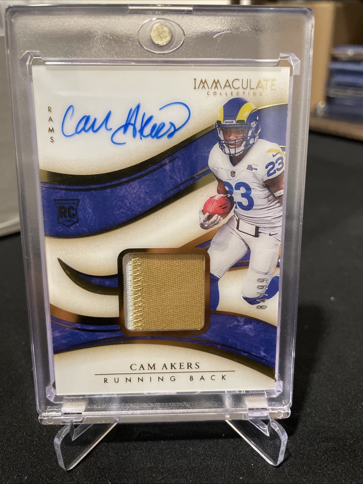 2020 Panini Immaculate Collection - RPA Cam Akers #112 84/99