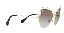 NEW Miu Miu 0MU56RS-ZVN0A7-61 Sunglasses 0mm 100 Authentic