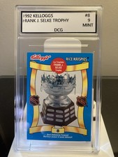 1992 Kellogg’s Rice Krispies FRANK J. SELKE TROPHY #8 NHL