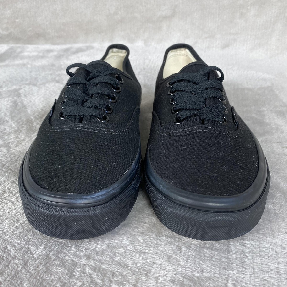 Vans Authentic Shoes Men Size 8.5 Women 10 Black Canvas Low Top