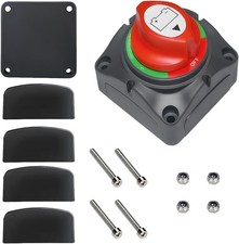 Battery Disconnect Switch 12V-48V Waterproof Dual Battery Switch