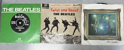 The Beatles 7inch Vinyl Records Collection.