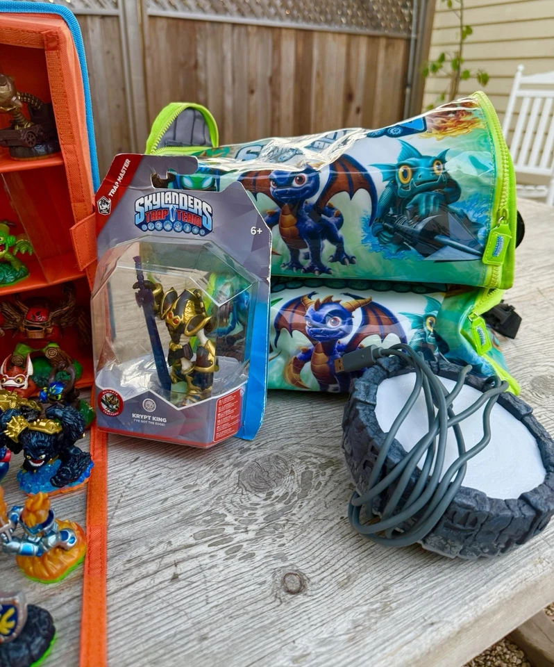 **RARO** ¡Enorme Lote Colección de Estatuillas Skylanders Masivas con Portal + Estuches! Foto 4 de 4