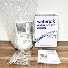 Waterpik WP-660C Water Flosser Aquarius Teeth Cleaning White 10 Settings 7 Tips