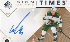 2018-19 SP Authentic Sign of the Times 2019-20 Update Mikael Granlund Auto