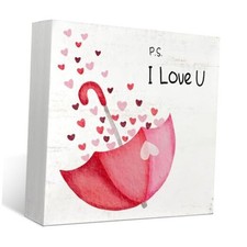 Valentines Day Decor,Pink N valentines day decorative love umbrella 