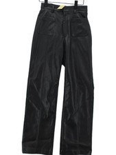 House Of CB London Women's Trousers S Black Faux Leather