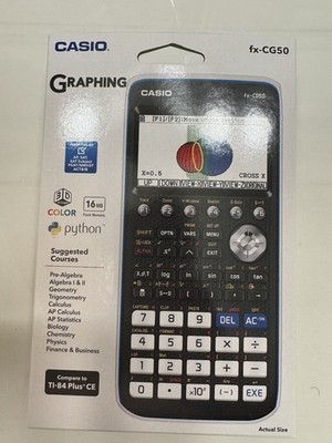 Casio FX-CG50 Graphing Calculator - Black