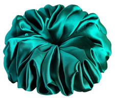 30 Colors Available, Handmade Stretch Satin Scrunchie 5.5 inches, Large Hair Acc