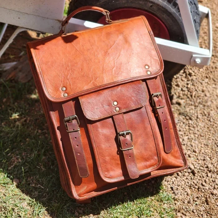 COACH Borsa pelle vintage messenger tracolla marrone tracolla vera laptop