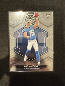 2024 Panini Mosaic - Rookies Ladd McConkey #334 Silver Prizm (RC) Chargers