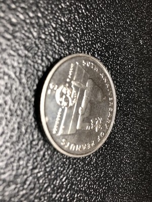 J4 ELIZABETH II - 50TH ANNIVERSARY - PEANUTS Snoopy ($1 COIN) 2000