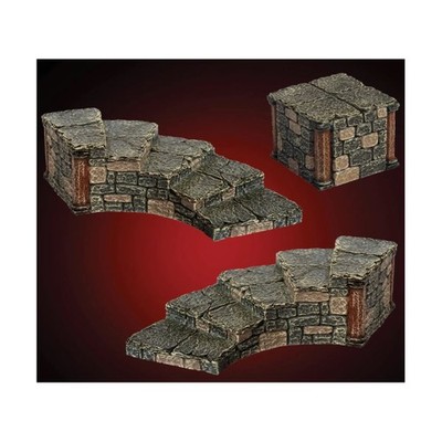 Dwarven Forge Dwarvenite Painted Epic Stairs New