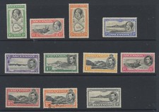 Ascension Islands Stamps 1934-1938 SG22/5;38b;39b;d;40d;41a;c;42b CV £20