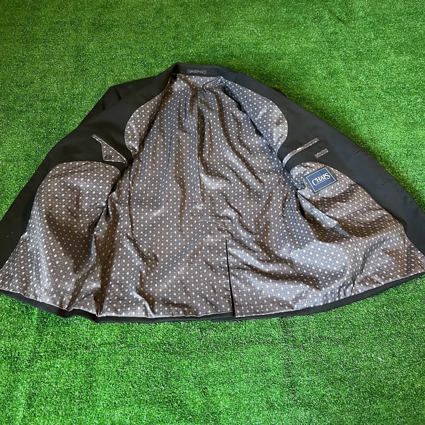 Chaps Single Breasted 2 Button Notch Lapel Classi… - image 10