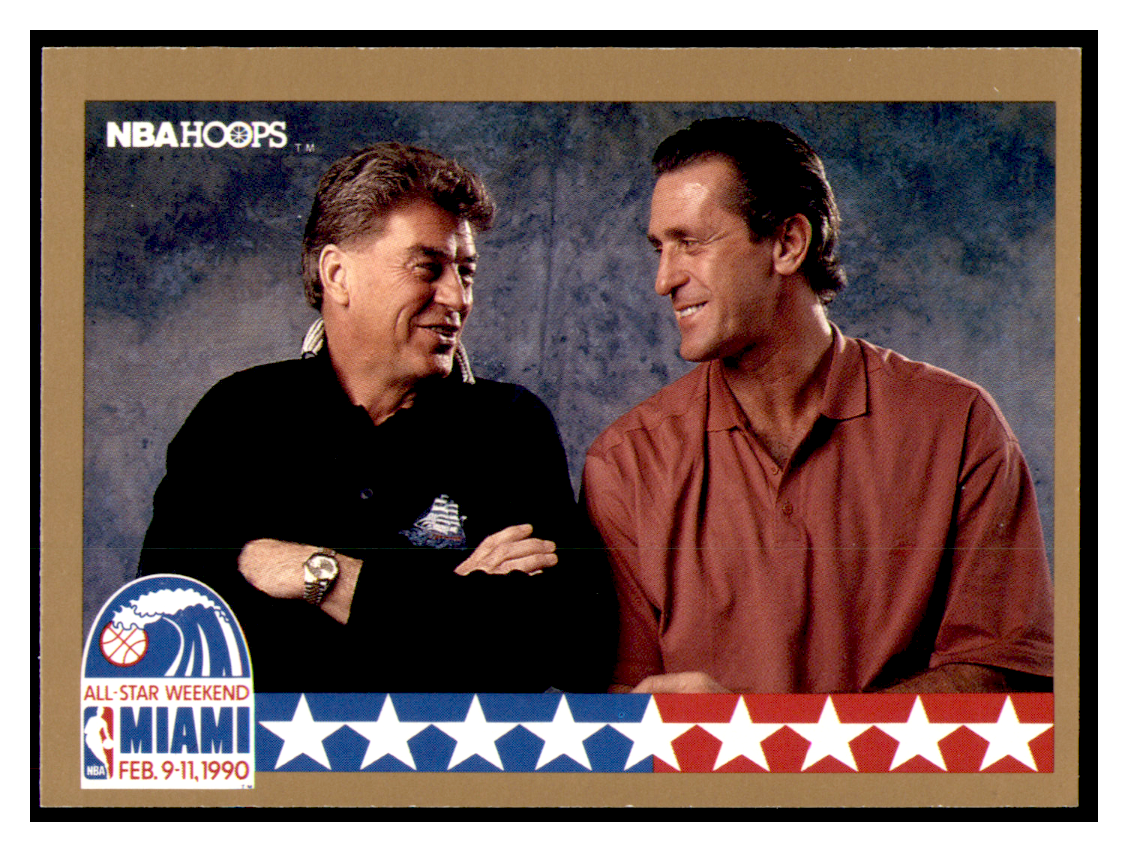 1990 NBA Hoops Pat Riley/Chuck Daly #13 All-Star Checklist(b) | eBay