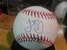 Jordan Schafer Twins/Brewers/Braves Signed MLB Baseball COA