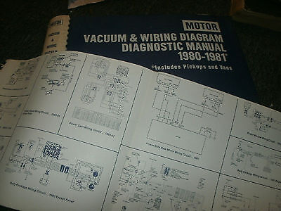 1980 1981 FORD BRONCO F-100 F150 F250 F350 WIRING VACUUM DIAGRAMS