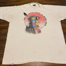 Vintage Screen Stars Best John Grey Hawk 1990 90s Return Beaver Creek Shirt XL