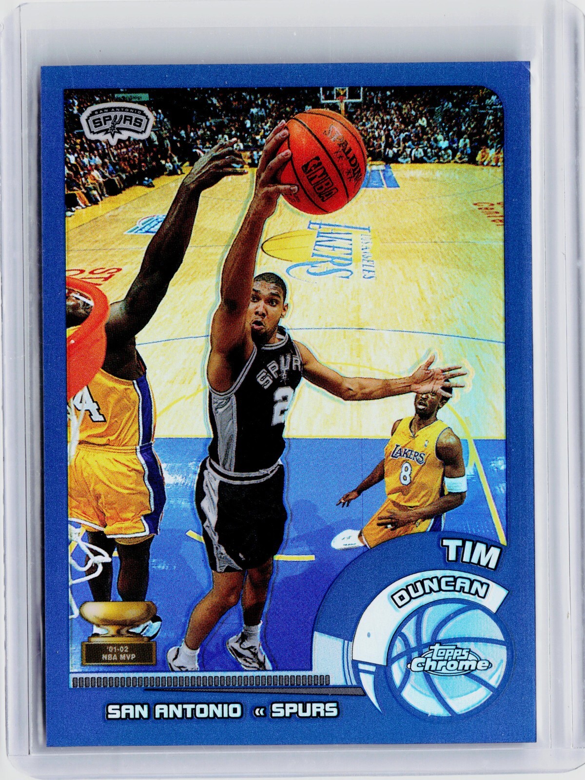 2002-03 TOPPS CHROME REFRACTOR #78 - TIM DUNCAN