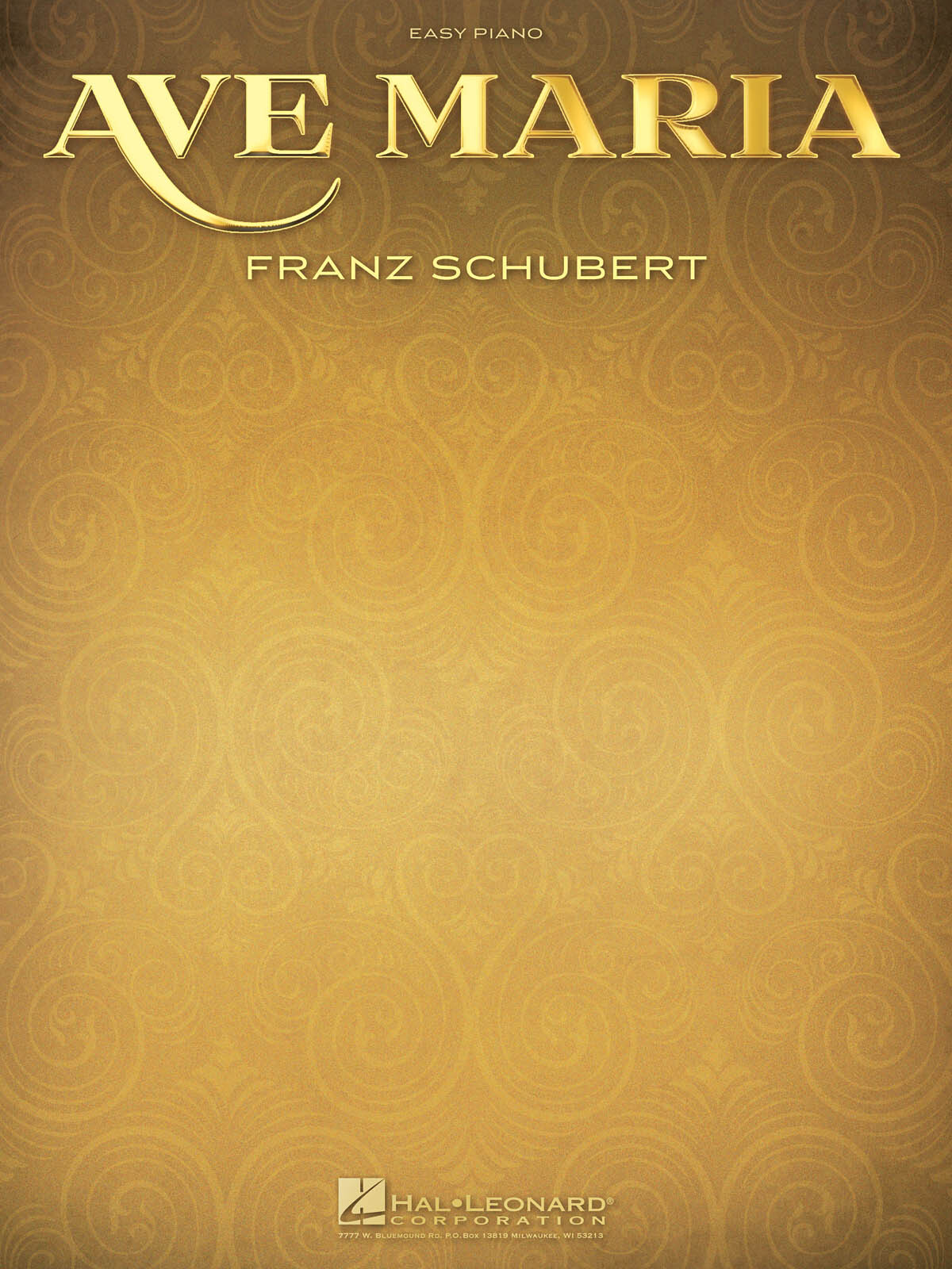 Ave Maria by Franz Schubert for Easy Piano Vocal Classical Sheet Music Lyrics