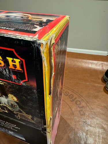 BRIGHT G SCALE GOLD RUSH EXPRESS #186 MODEL TRAIN SET IN BOX - Pre owned Nontest - Picture 7 of 9