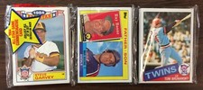 1985 TOPPS Rack Pack STEVE GARVEY, Bob BOONE, Bob JAMES, Tom BRUNANSKY Showing