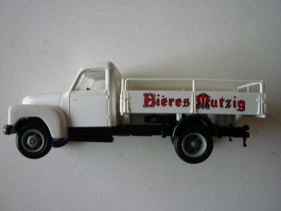 RARE, 1 camion ancien HANOMAG de livraison de bières - marque BREKINA - HO - Photo 3/4