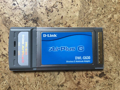 PCMCIA    D- Link Air Plus  G  Wireless Pcmcia Adapter 