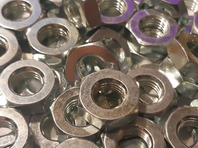 A2 M10 x 1.00 Metric EXTRA Fine Half Nuts - Pack of 10.